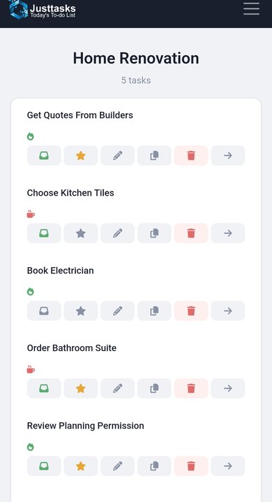 Task list